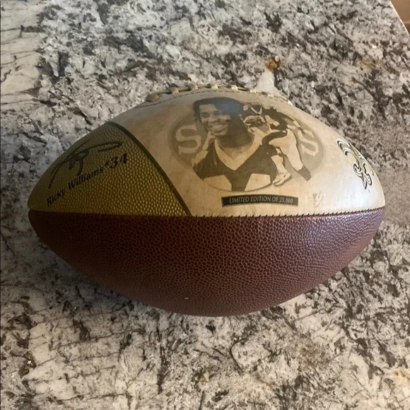 New Orleans Saints Ricky Williams 1999 Collectible Football Limited Edition NFL - Picture 3 of 7